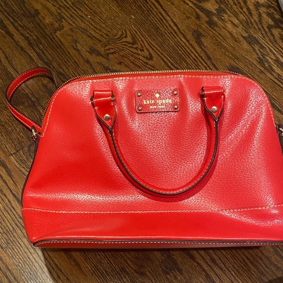Kate Spade Vibrant Red Satchel - Picture 1 of 3